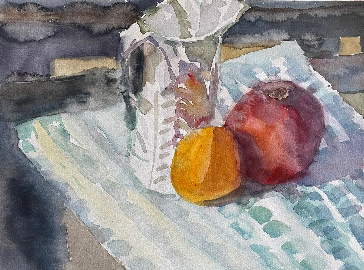 Pitcher with Pomegranate